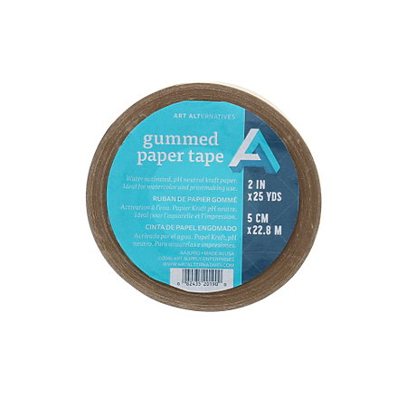 Art Alternatives Gummed Paper Tape | 2" x 75 ft. Roll