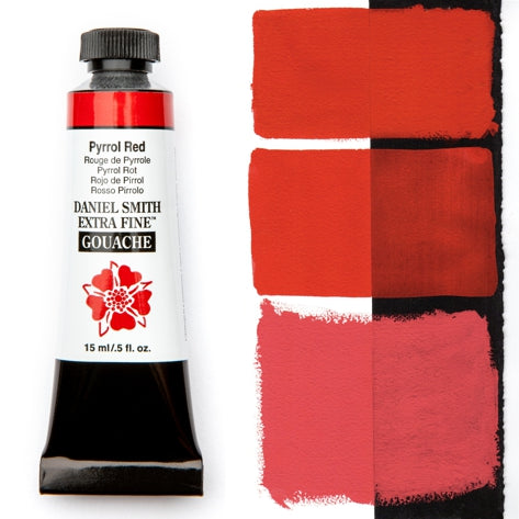 Daniel Smith Extra Fine Gouache - 15 ml tube - Pyrrol Red