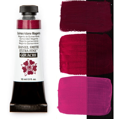 Daniel Smith Extra Fine Gouache - 15 ml tube - Quinacridone Magenta