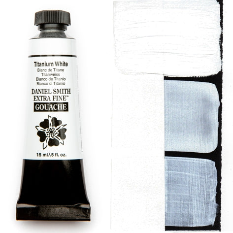 Daniel Smith Extra Fine Gouache - 15 ml tube - Titanium White
