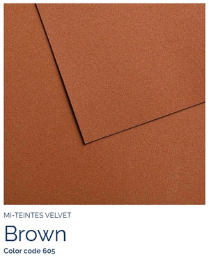 Canson Mi-Teintes® Velvet 19" x 25" | Brown #605