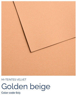 Canson Mi-Teintes® Velvet 19" x 25" | Golden Beige #603