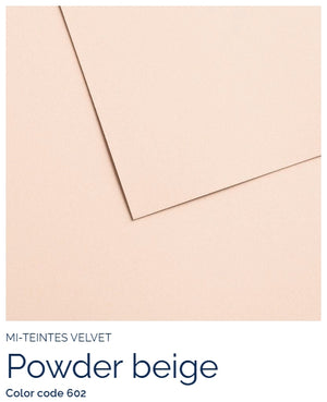 Canson Mi-Teintes® Velvet 19" x 25" | Powder Beige #602