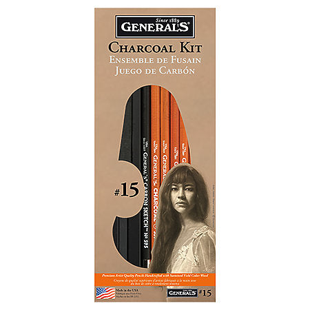 General Pencil Charcoal Kit No. 15