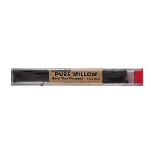 General's Pure Willow Artist Vine Charcoal - 5 Assorted Sticks