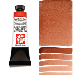 Daniel Smith Extra Fine Watercolour - 15 ml tube - Italian Burnt Sienna