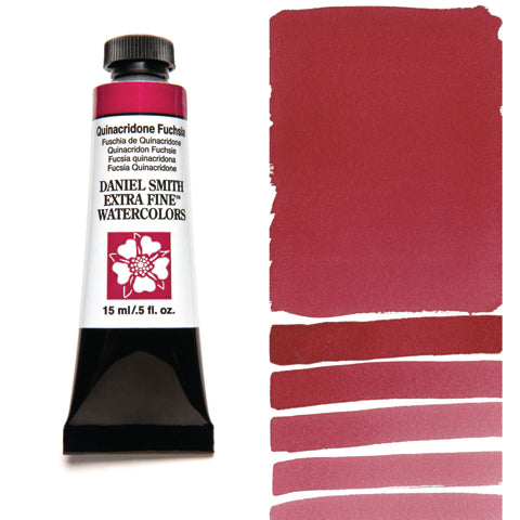 Daniel Smith Extra Fine Watercolour - 15 ml tube - Quinacridone Fuchsia