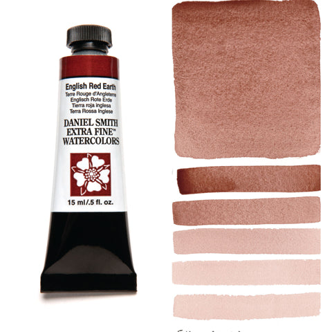 Daniel Smith Extra Fine Watercolour - 15 ml tube - English Red Earth
