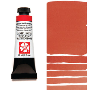 Daniel Smith Extra Fine Watercolour - 15 ml tube - Cadmium Red Scarlet Hue