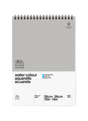Winsor & Newton Classic Watercolour Spiral Pad - 140 lb. Cold Press - 10" x 14"