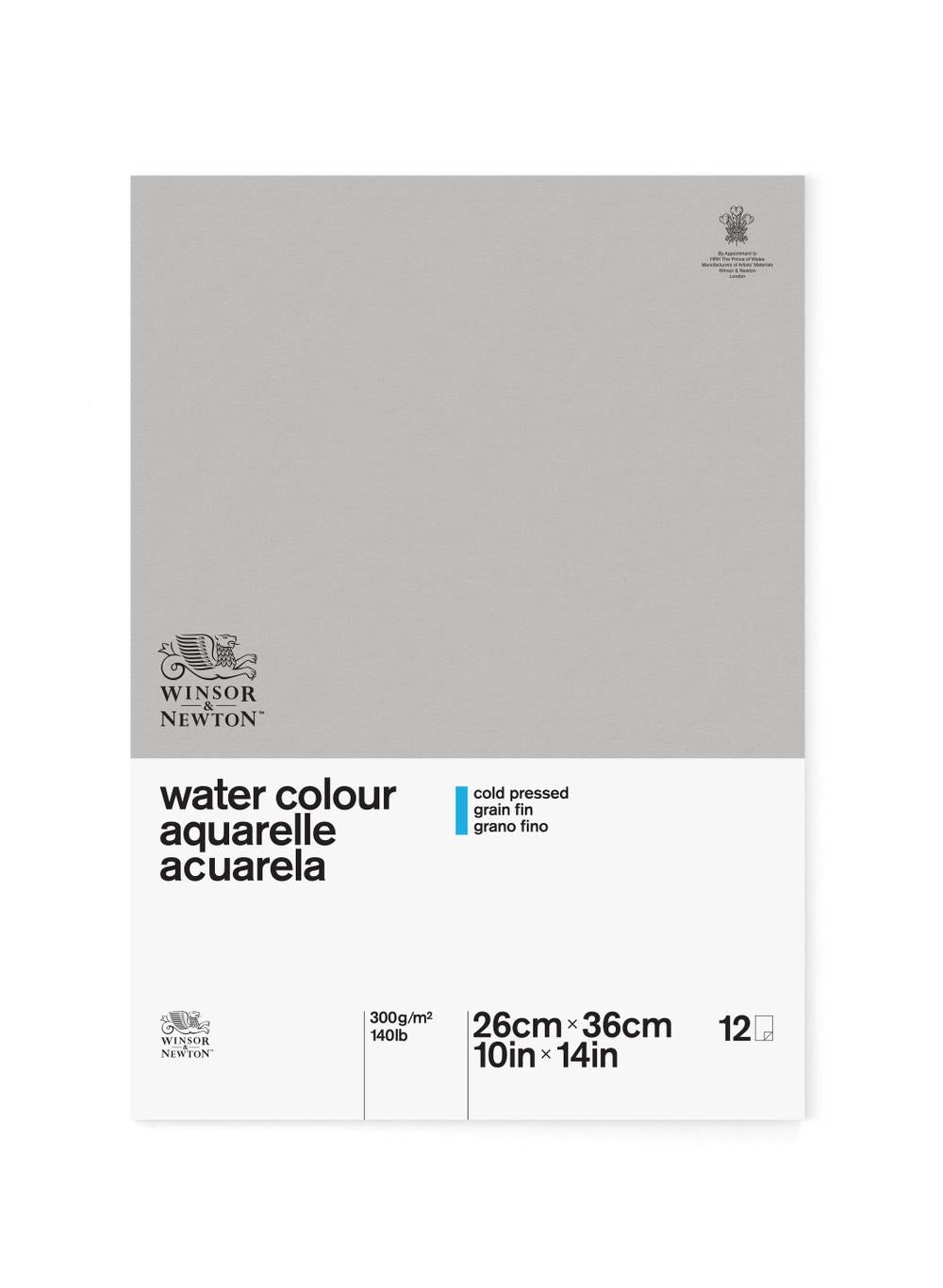 Winsor & Newton Classic Watercolour Paper Side Glued Pad - 140 lb. Cold Press - 10" x 14"