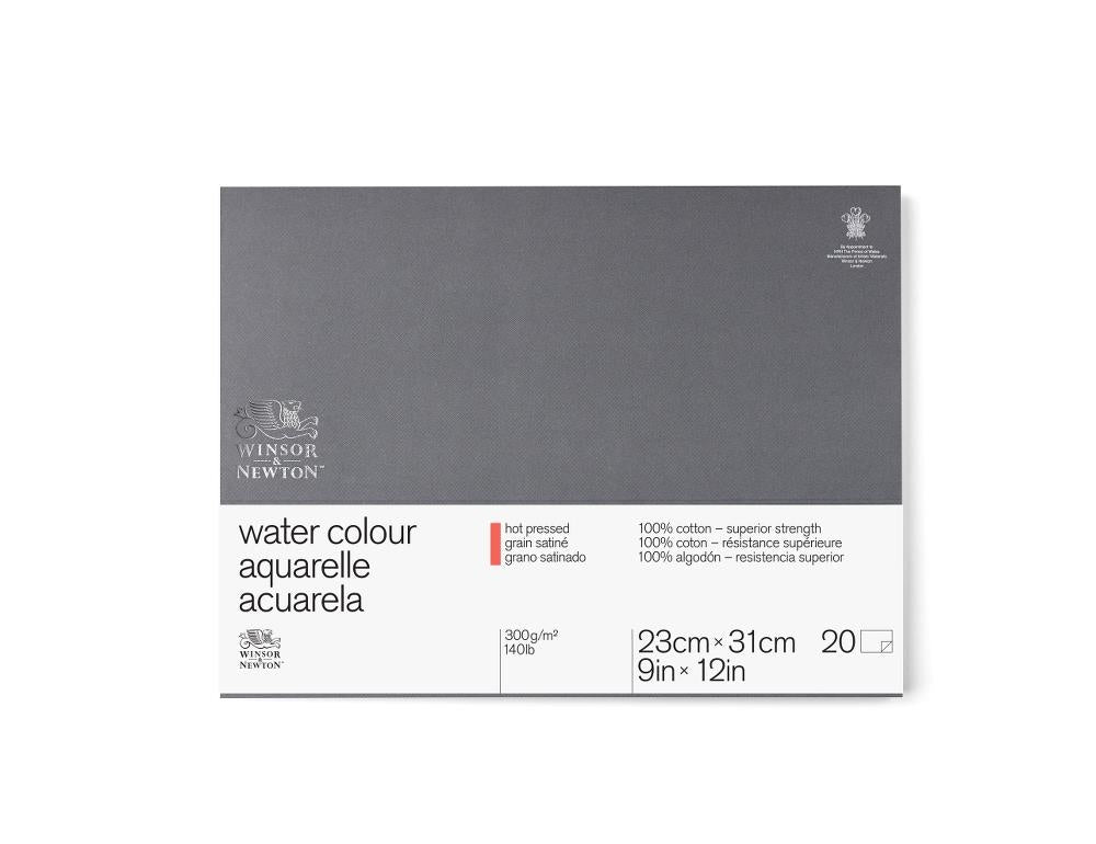 Winsor & Newton Professional Watercolour Paper Block - 140 lb. Hot Press - 9" x 12"