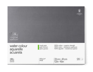 Winsor & Newton Professional Watercolour Paper Block - 140 lb. Rough - 12" x 16"