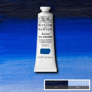 Winsor & Newton Artists' Oil Colour - 37 ml tube - French Ultramarine
