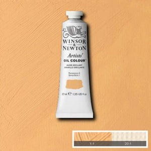 Winsor & Newton Artists' Oil Colour - 37 ml tube - Jaune Brillant