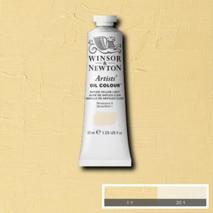 Winsor & Newton Artists' Oil Colour - 37 ml tube - Naples Yellow Light