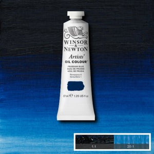 Winsor & Newton Artists' Oil Colour - 37 ml tube - Prussian Blue