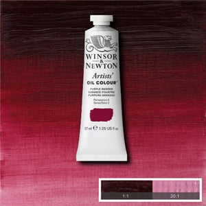 Winsor & Newton Artists' Oil Colour - 37 ml tube - Purple Madder