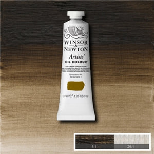 Winsor & Newton Artists' Oil Colour - 37 ml tube - Raw Umber (Green Shade)