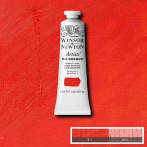 Winsor & Newton Artists' Oil Colour - 37 ml tube - Scarlet Lake