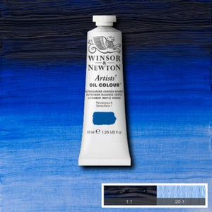 Winsor & Newton Artists' Oil Colour - 37 ml tube - Ultramarine (Green Shade)