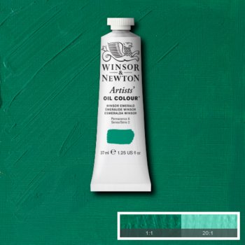 Winsor & Newton Artists' Oil Colour - 37 ml tube - Winsor Emerald