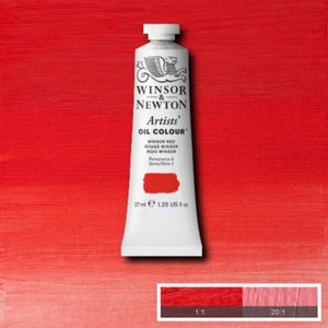 Winsor & Newton Artists' Oil Colour - 37 ml tube - Winsor Red