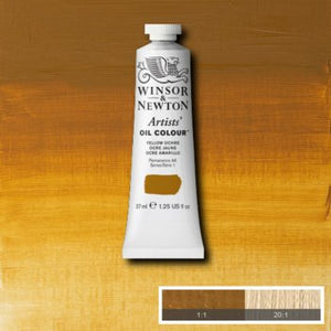 Winsor & Newton Artists' Oil Colour - 37 ml tube - Yellow Ochre
