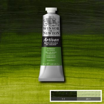 Winsor & Newton Artisan Water Mixable Oil Colour - 37 ml tube - Permanent Sap Green