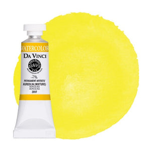 Da Vinci Paint Artists' Watercolour - 15 ml tube - Aureolin (Mixture)