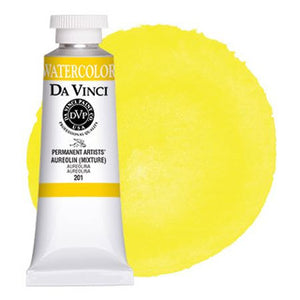 Da Vinci Paint Artists' Watercolour - 37 ml tube - Aureolin (Mixture)