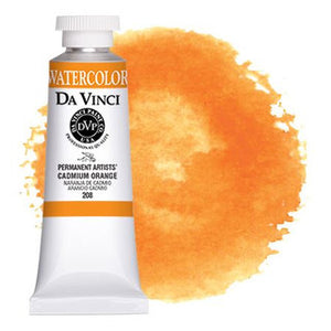 Da Vinci Paint Artists' Watercolour - 37 ml tube - Cadmium Orange