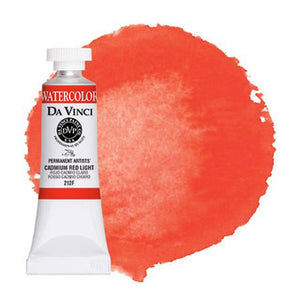 Da Vinci Paint Artists' Watercolour - 15 ml tube - Cadmium Red Light
