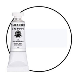 Da Vinci Paint Artists' Watercolour - 15 ml tube - Chinese White