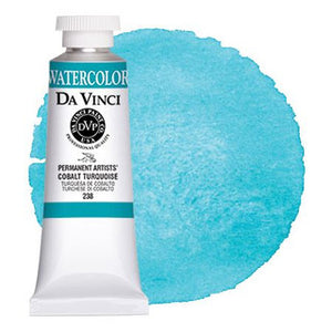 Da Vinci Paint Artists' Watercolour - 37 ml tube - Cobalt Turquoise