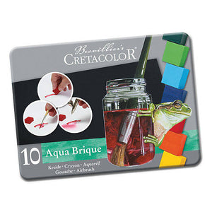 Cretacolor Aqua Brique Watercolour Block Tin Set