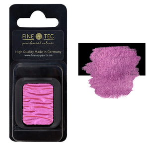 Finetec Artist Pearlescent Watercolor Pan Refill - Fuchsia