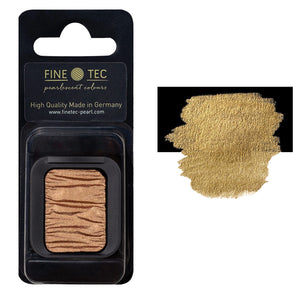 Finetec Artist Pearlescent Watercolor Pan Refill - Hazelnut