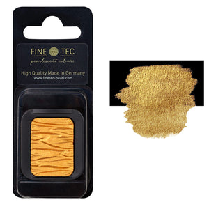 Finetec Artist Pearlescent Watercolor Pan Refill - Royal Gold