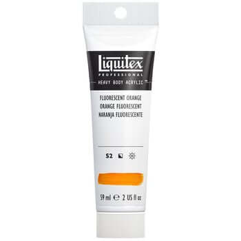 Liquitex Heavy Body Acrylic - 2 oz. tube - Fluorescent Orange