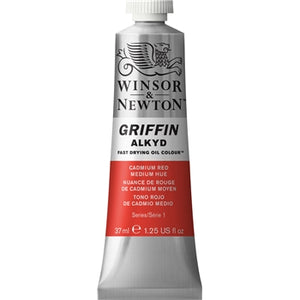 Winsor & Newton Griffin Alkyd Colour - 37 ml tube - Cadmium Red Medium Hue