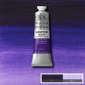 Winsor & Newton Griffin Alkyd Colour - 37 ml tube - Dioxazine Purple