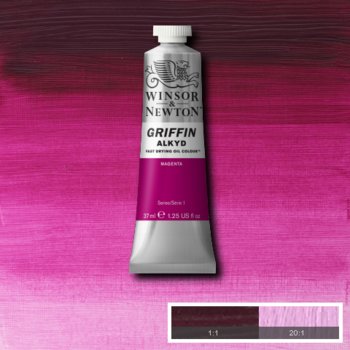 Winsor & Newton Griffin Alkyd Colour - 37 ml tube - Magenta