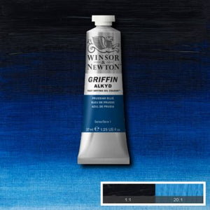 Winsor & Newton Griffin Alkyd Colour - 37 ml tube - Prussian Blue