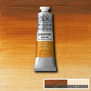 Winsor & Newton Griffin Alkyd Colour - 37 ml tube - Raw Sienna