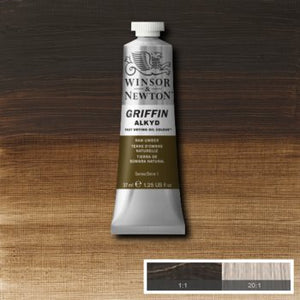 Winsor & Newton Griffin Alkyd Colour - 37 ml tube - Raw Umber