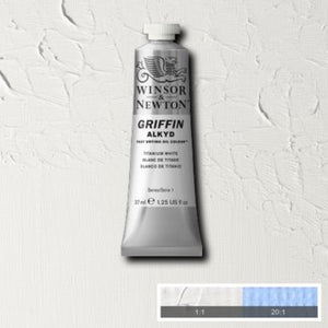 Winsor & Newton Griffin Alkyd Colour - 37 ml tube - Titanium White