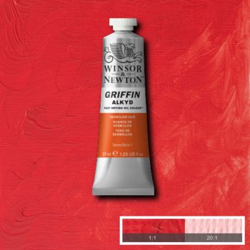Winsor & Newton Griffin Alkyd Colour - 37 ml tube - Vermilion Hue