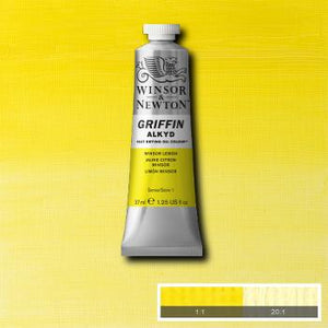 Winsor & Newton Griffin Alkyd Colour - 37 ml tube - Winsor Lemon