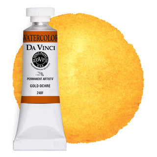 Da Vinci Paint Artists' Watercolour - 15 ml tube - Gold Ochre